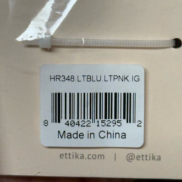 Ettika Hair Accessories Pink and Blue Flower Clips Set of 2 Brand new - Picture 3 of 3